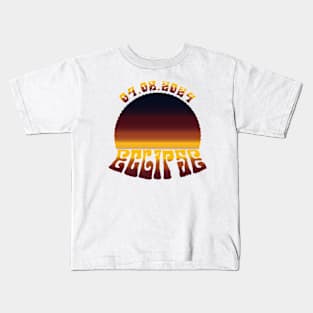 Retro Eclipse April 8 2024 Kids T-Shirt